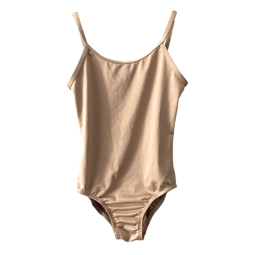 Body Wrappers Micro Tech Camisole Leotard Tan 8-10